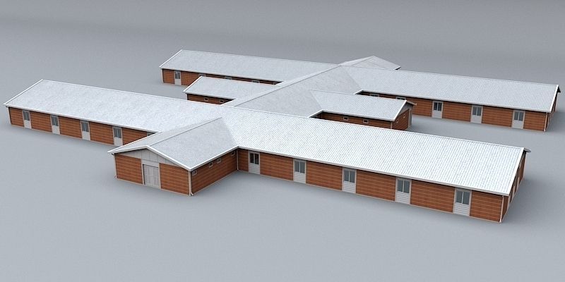 PREFABRICATED BUILDING COLLECTION 3D model_37