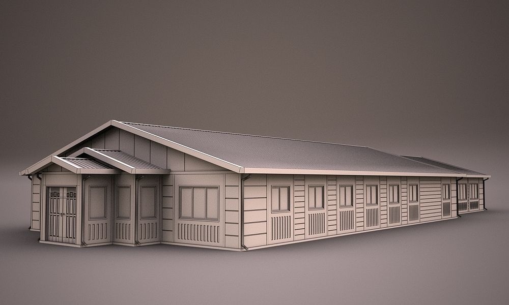 PREFABRICATED BUILDING COLLECTION 3D model_18