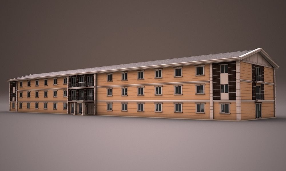 PREFABRICATED BUILDING COLLECTION 3D model_19
