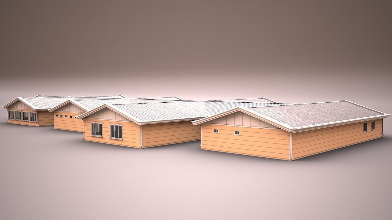 PREFABRICATED BUILDING COLLECTION 3D model_28