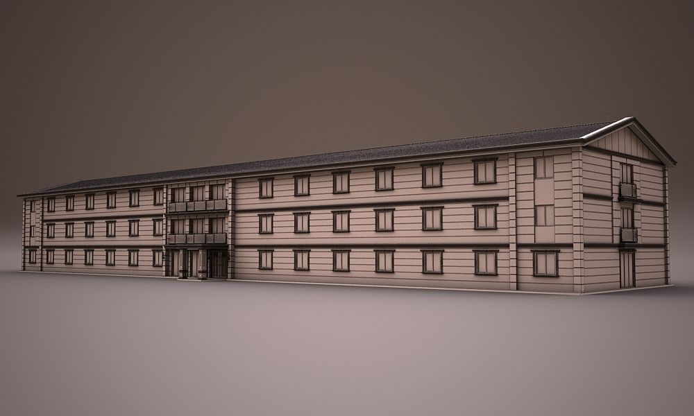 PREFABRICATED BUILDING COLLECTION 3D model_22