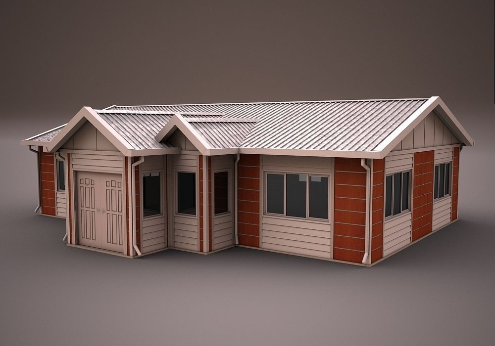 PREFABRICATED BUILDING COLLECTION 3D model_8