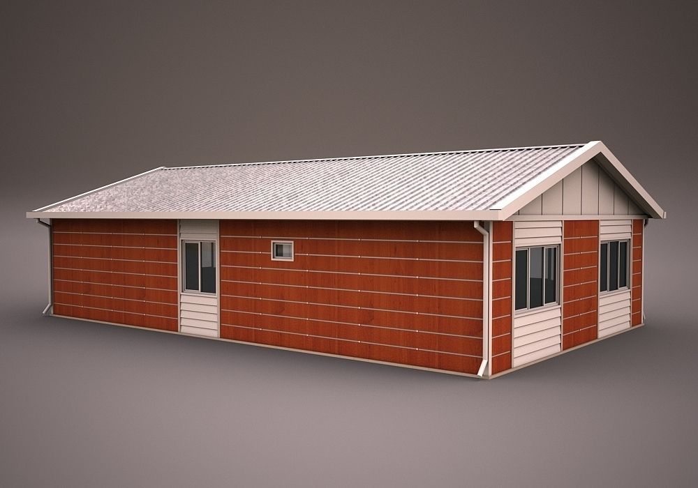 PREFABRICATED BUILDING COLLECTION 3D model_7