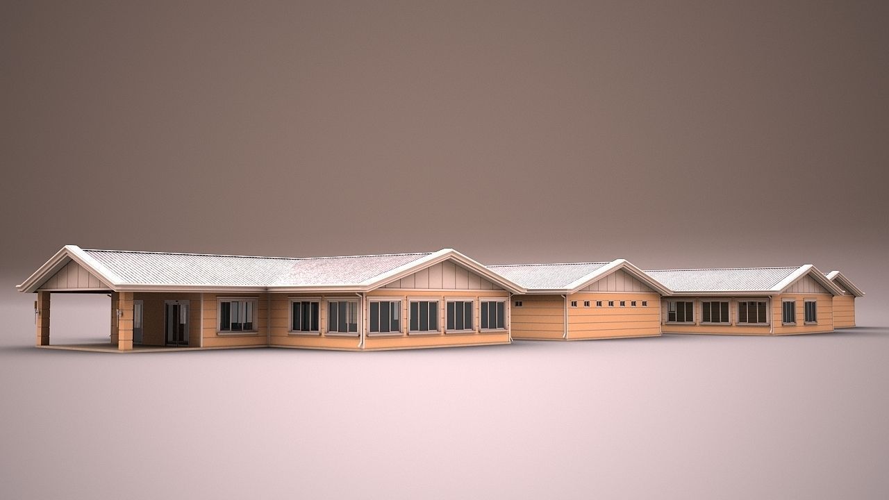 PREFABRICATED BUILDING COLLECTION 3D model_27