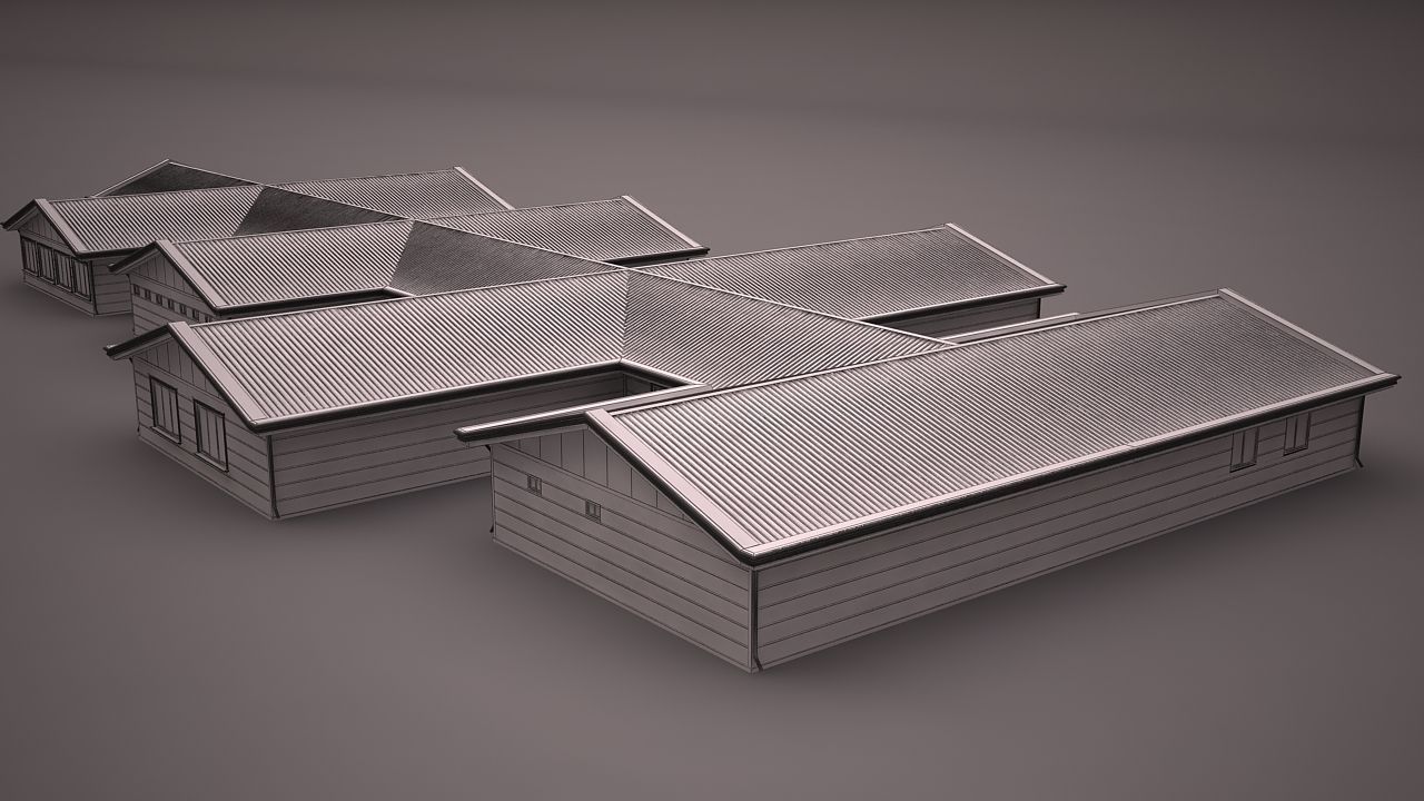 PREFABRICATED BUILDING COLLECTION 3D model_30