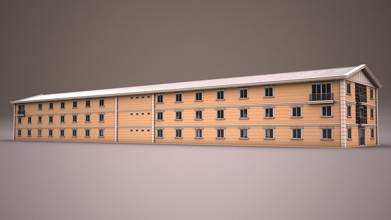 PREFABRICATED BUILDING COLLECTION 3D model_23