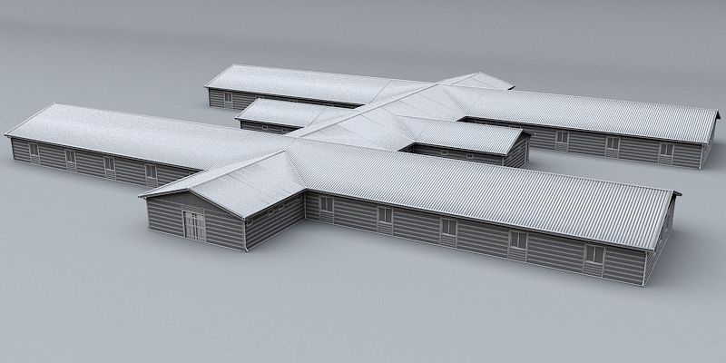 PREFABRICATED BUILDING COLLECTION 3D model_5