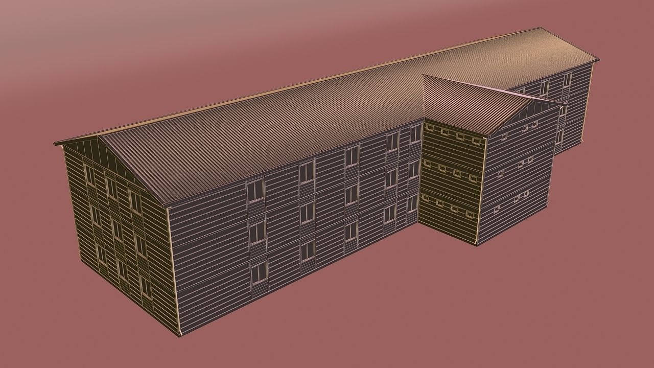 PREFABRICATED BUILDING COLLECTION 3D model_34