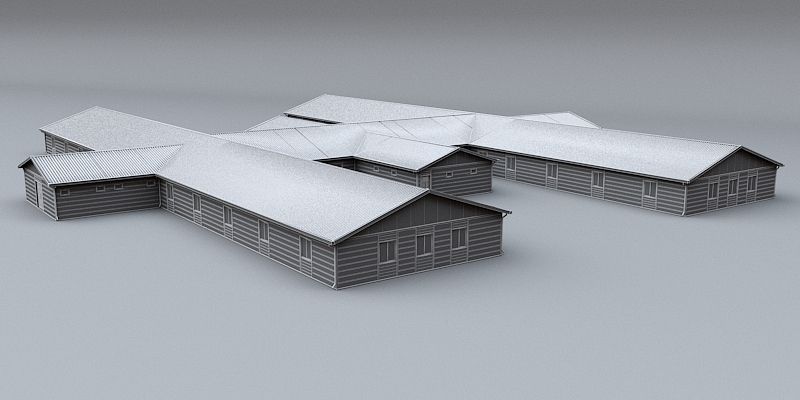 PREFABRICATED BUILDING COLLECTION 3D model_6