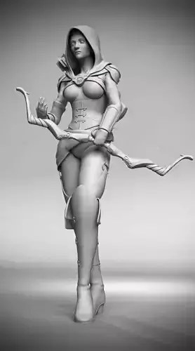 Rogue Assassin Archer 3D model