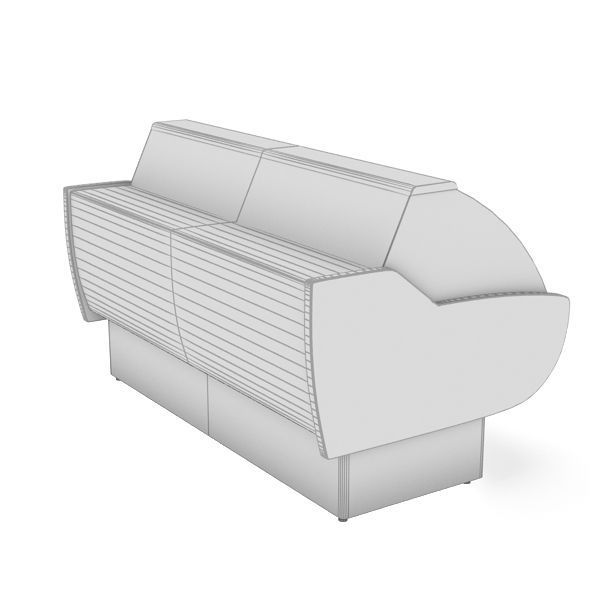 Grocery Fridge 3D model_2