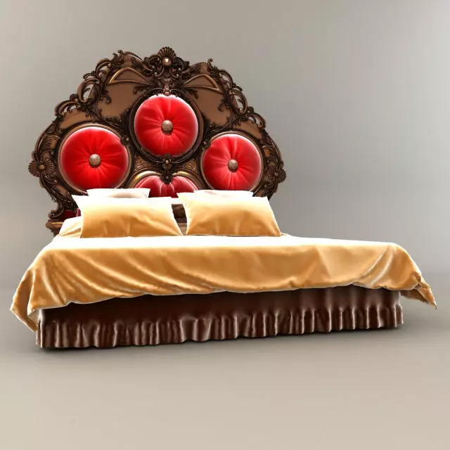 Luxor King bed 3D model