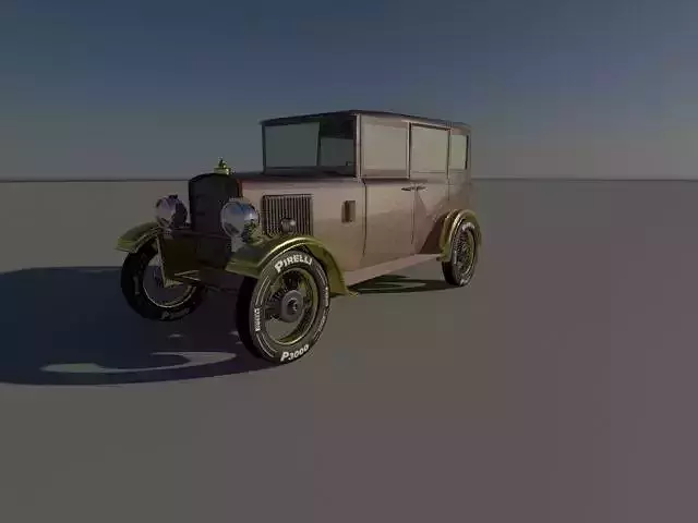 Classic Car 1928 3D model