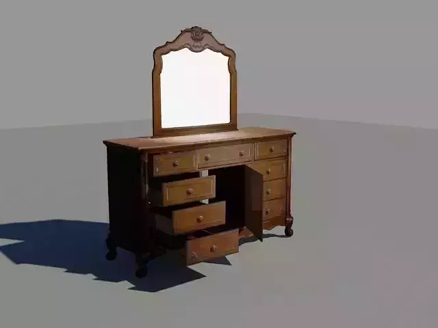 Dresser with Mirror