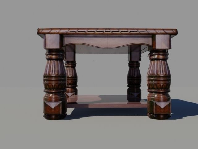 Table Coffee 3D model_1