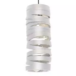Lamp pendant light with spiral design 3D model_0