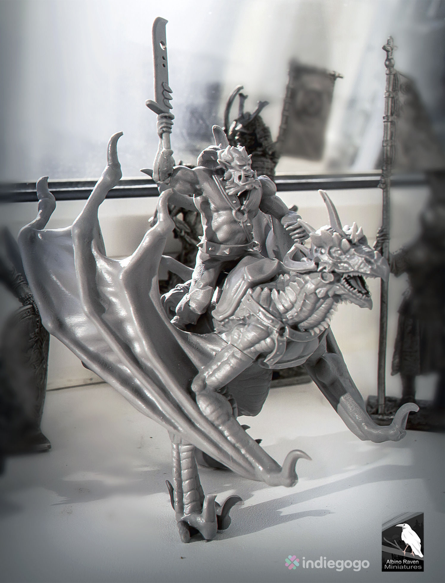 Wyvern Rider 3D print model_1