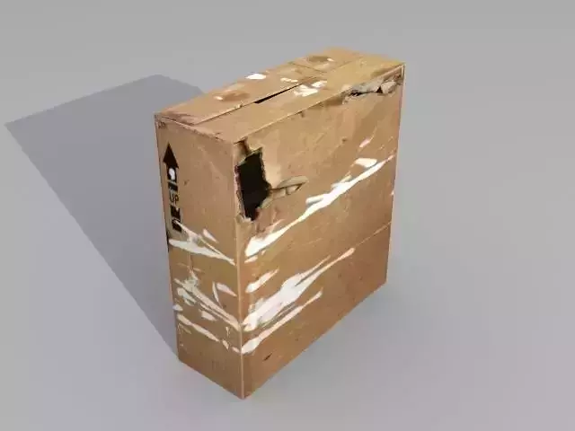 Crate 5 cardboard box