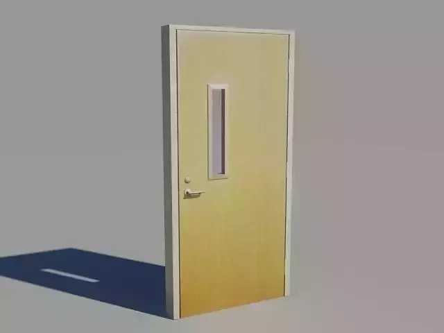 Door 9 Office Low-poly 3D model