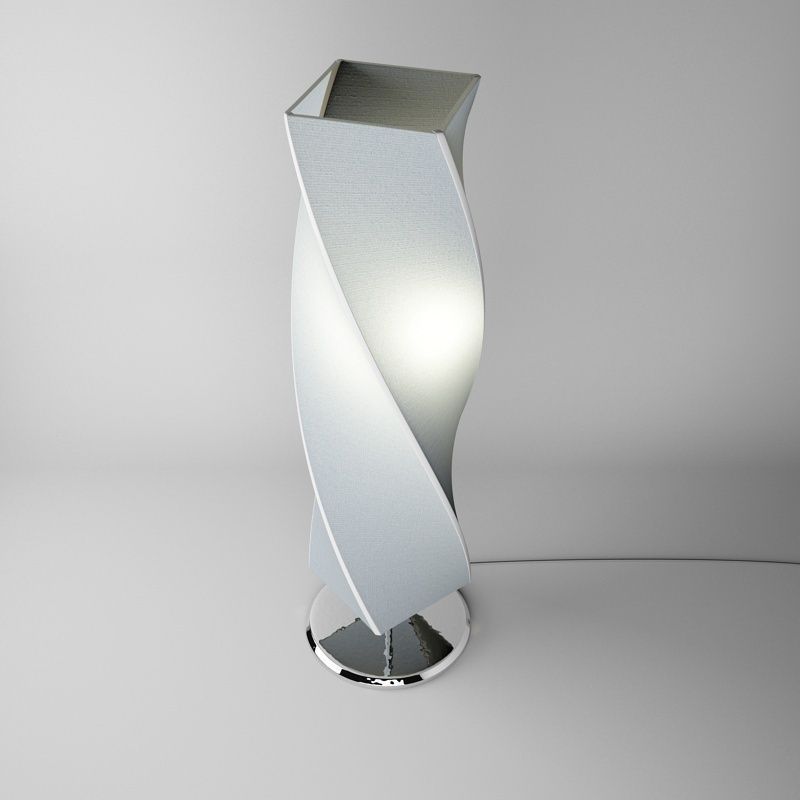 Twisted Floor Lamp 3D model_1