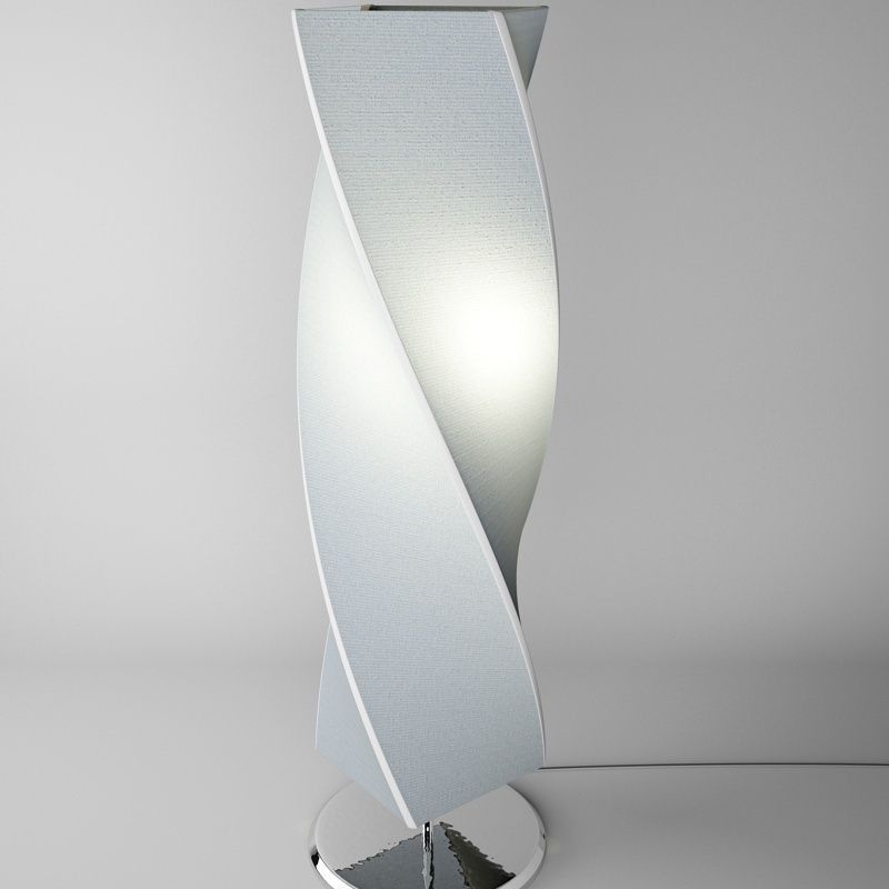Twisted Floor Lamp 3D model_2