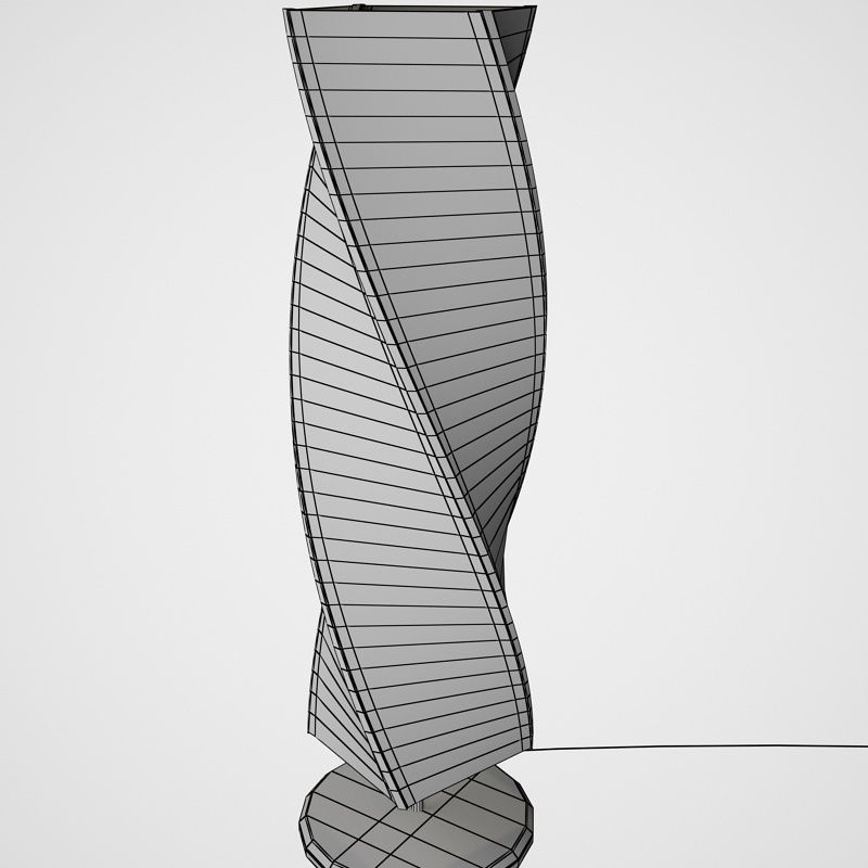 Twisted Floor Lamp 3D model_4