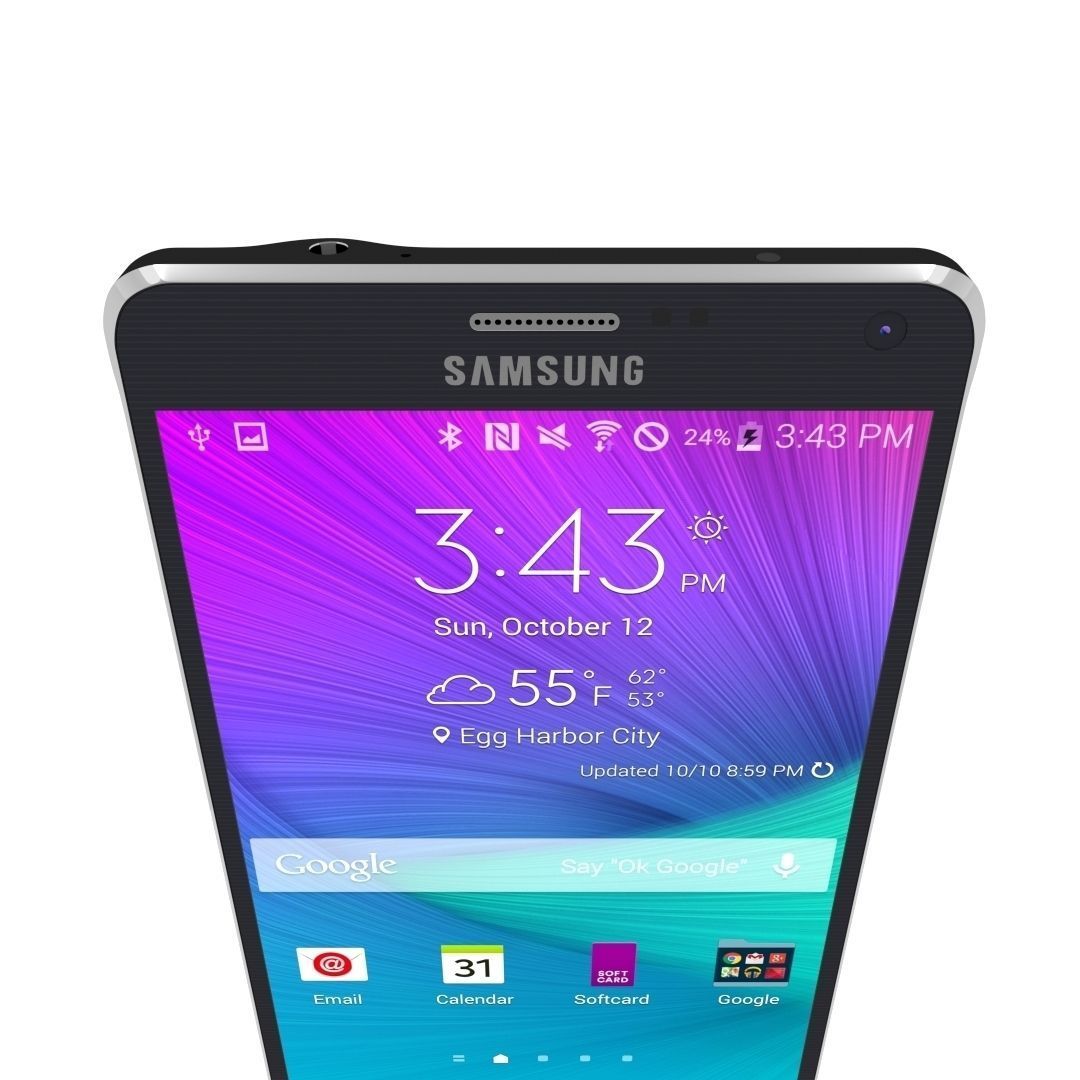 Samsung Galaxy Note 4 Pack Low-poly 3D model_12