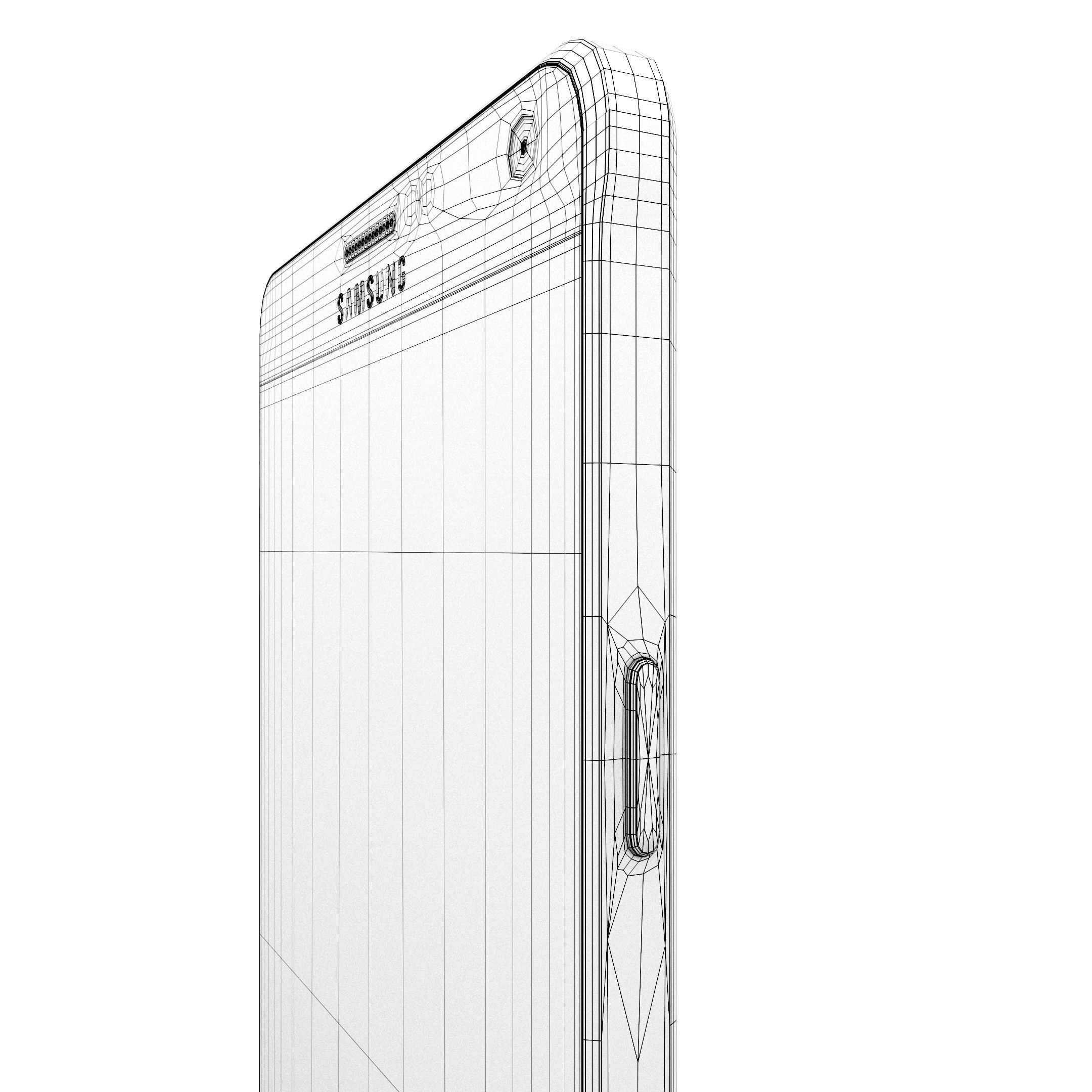 Samsung Galaxy Note 4 Pack Low-poly 3D model_3