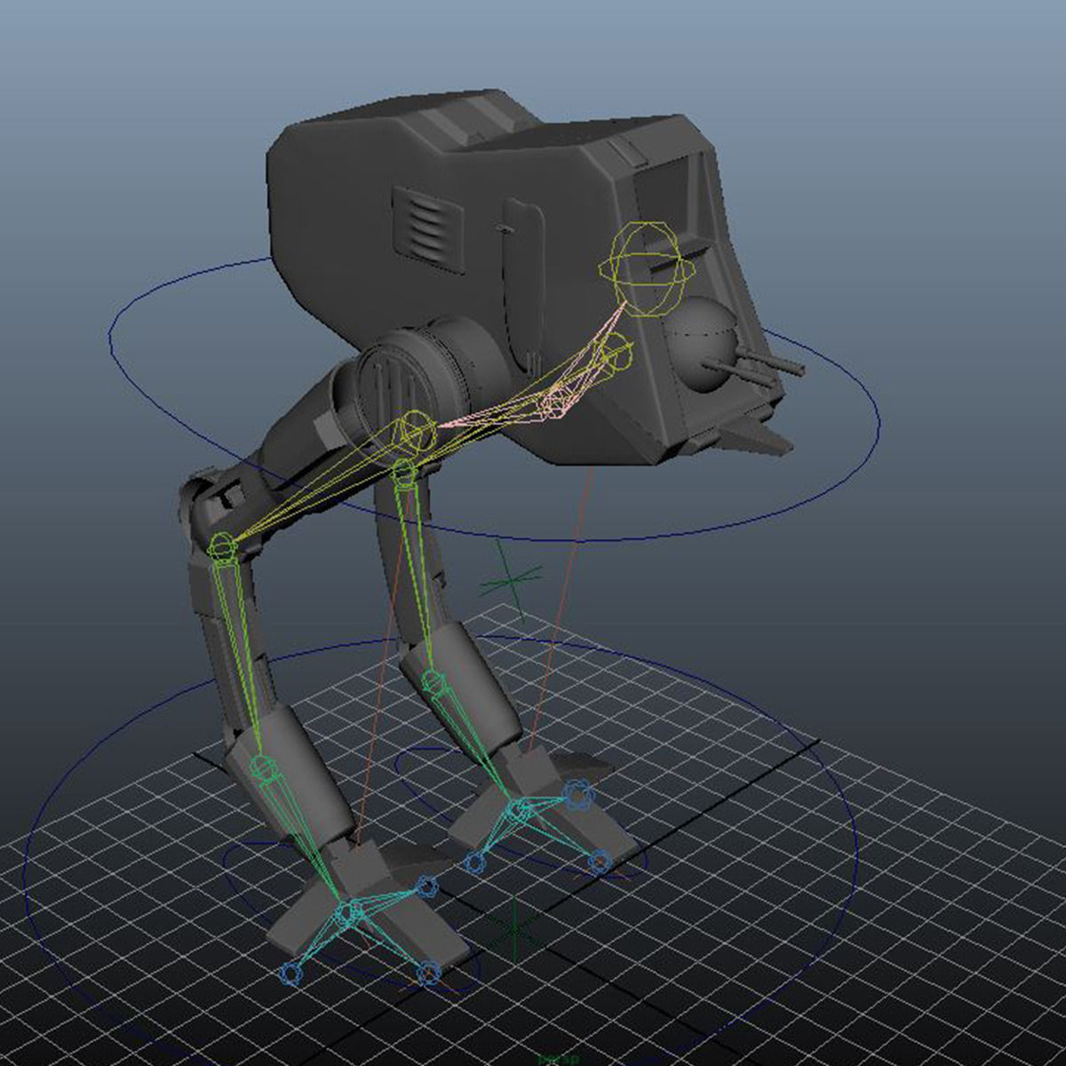 Old Robot 3D model_6