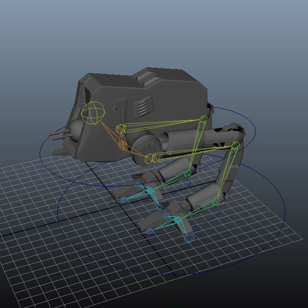 Old Robot 3D model_5