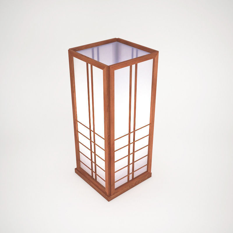 Floor Lamp A014 3D model_3