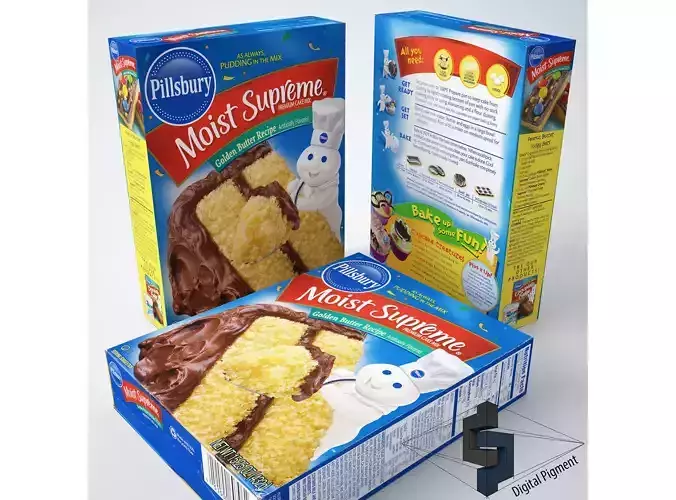 Pillsbury Moist Supreme Golden Butter Cake Mix