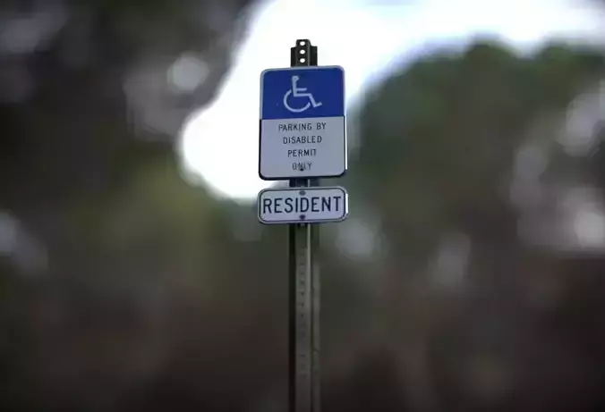 Disabled Handicapped Parking Sign