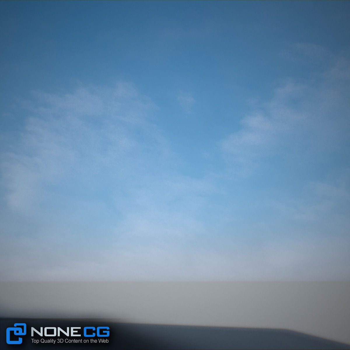 3D Environment building with sun setting behind it 3D model_13