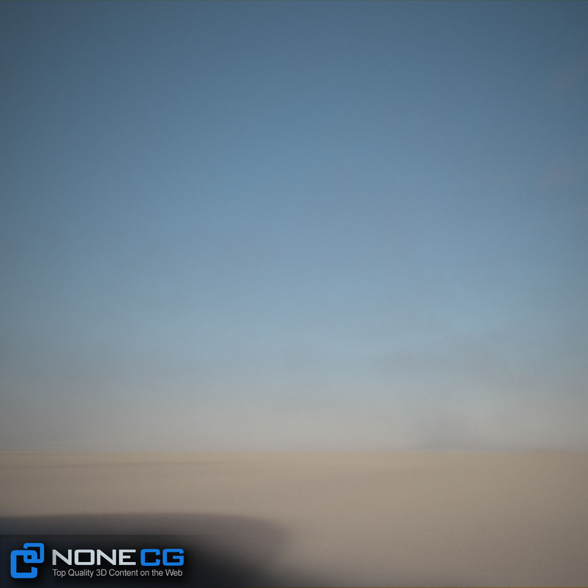 3D Environment building with sun setting behind it 3D model_8