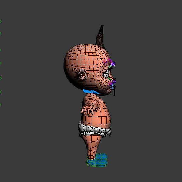 Baby Jake Cartoon Rigged 3D model_13