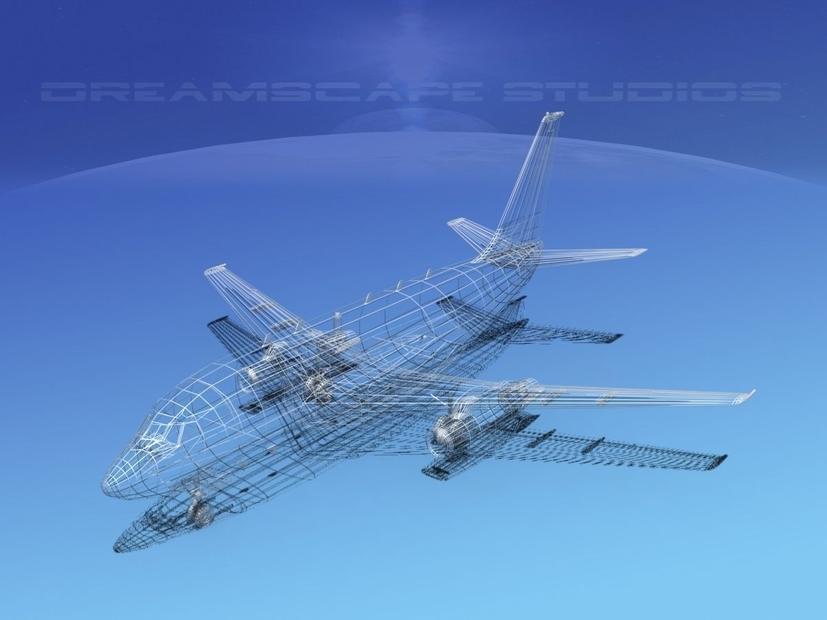 Boeing T-43 V02 USAF 3D model_14