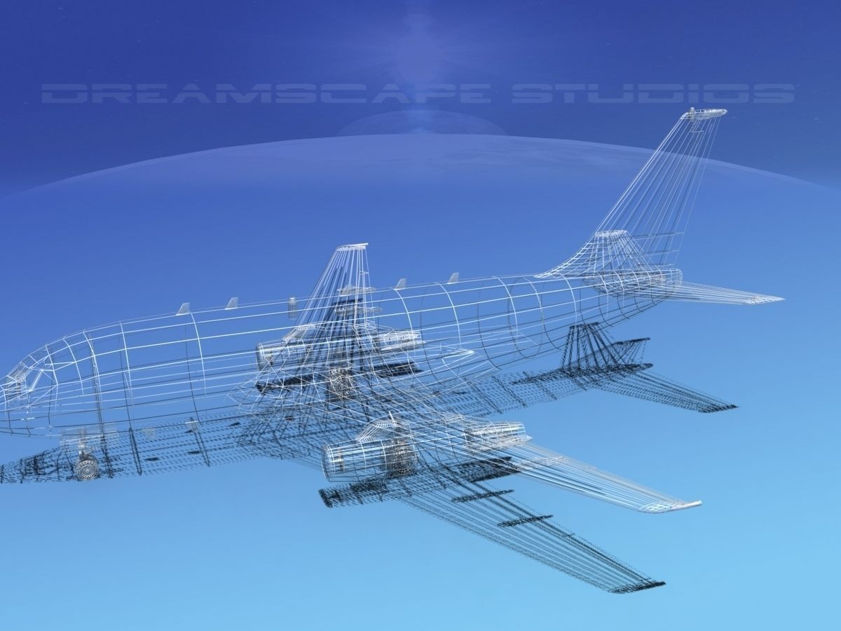 Boeing T-43 V02 USAF 3D model_13