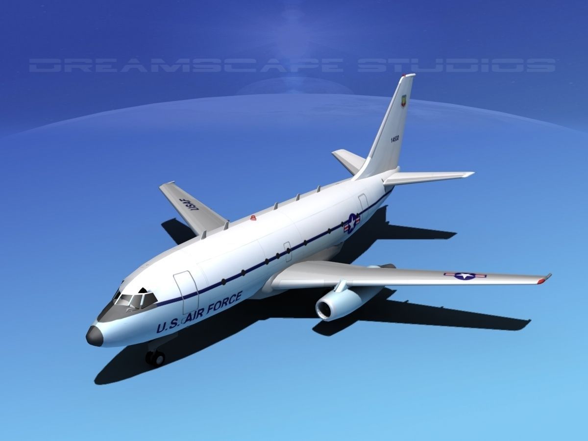 Boeing T-43 V02 USAF 3D model_10