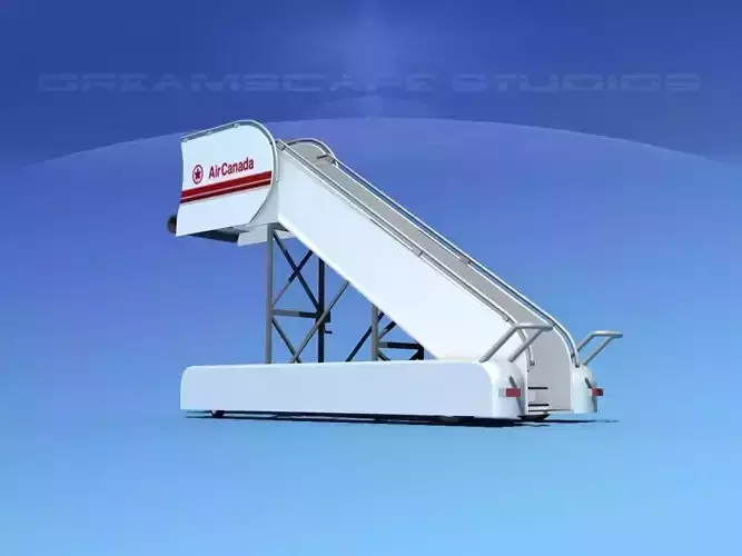 Airport stairs Air Canada 3D model