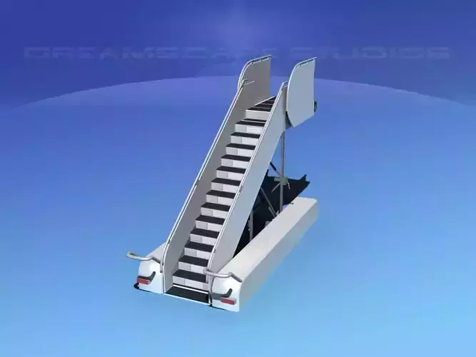 Airport Stairs 1 3D model