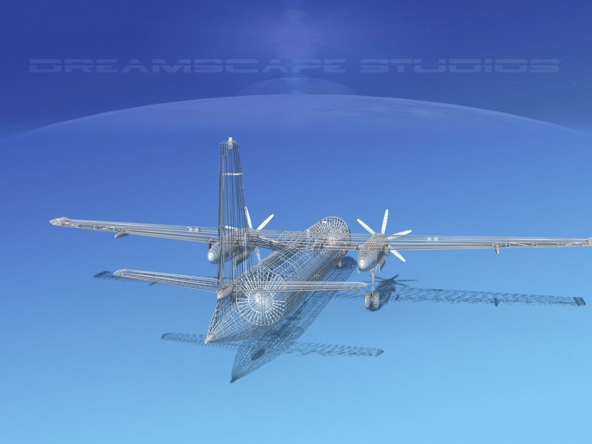 Fokker 50 Air Baltic 3D model_15