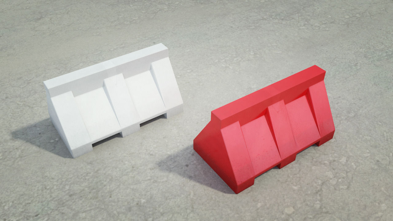 This Race Track Construction Kit - Add-on Pack B Low-poly 3D model_2