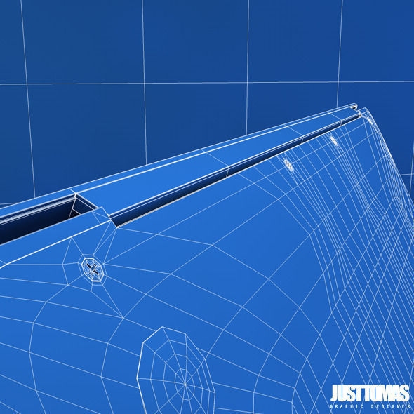 Apple MacBook 2015 Low-poly 3D model_10