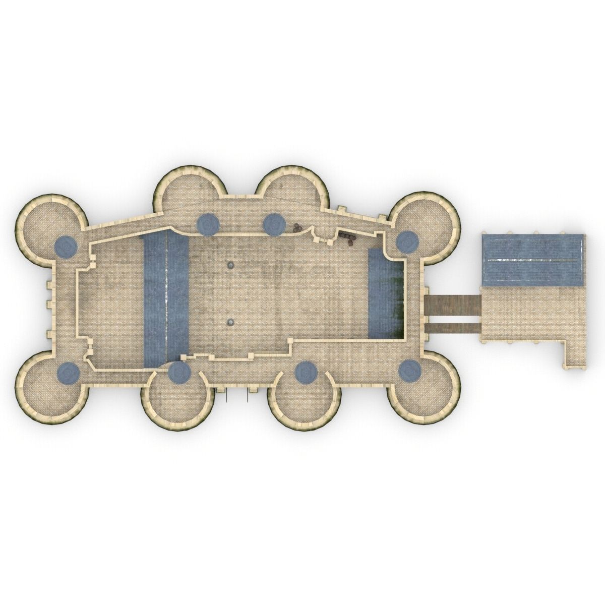 La Bastille 3D model_8