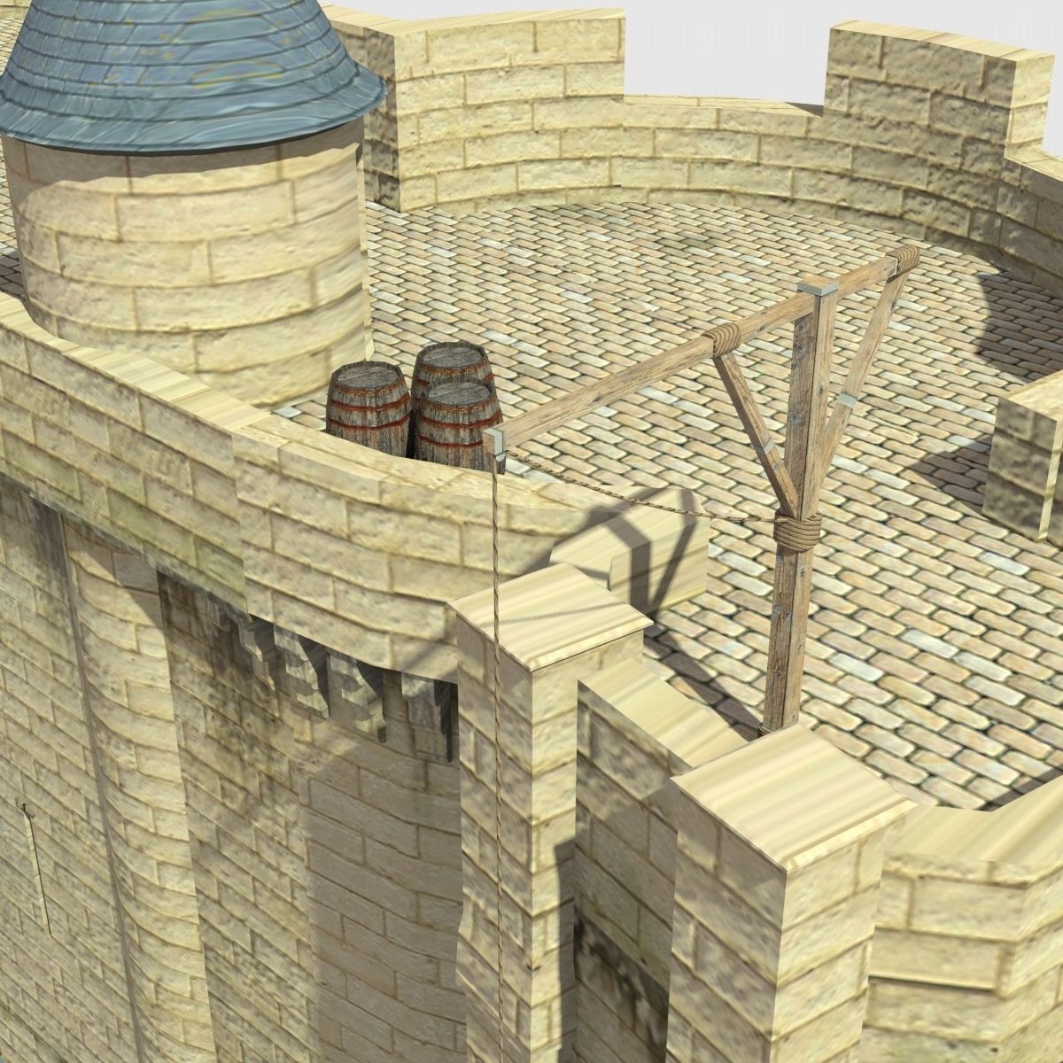 La Bastille 3D model_10
