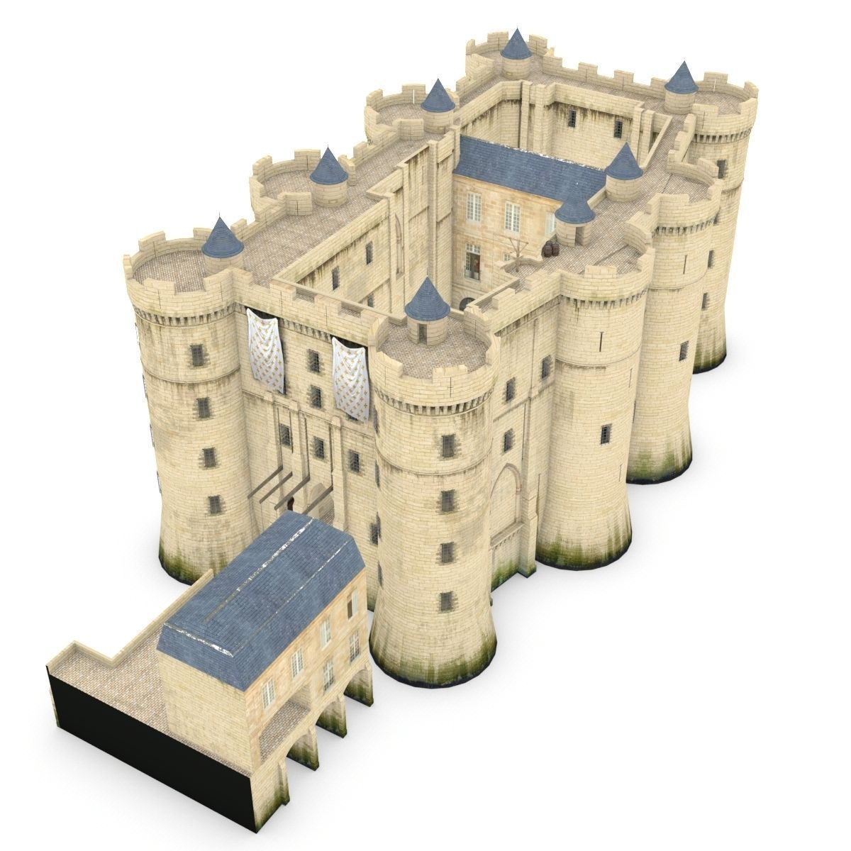 La Bastille 3D model_2