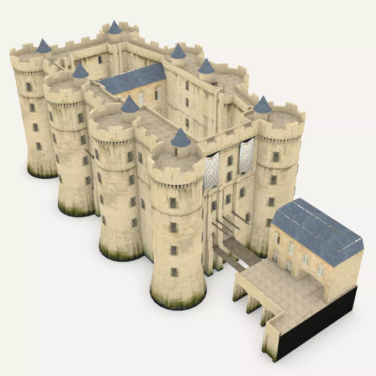 La Bastille 3D model_0