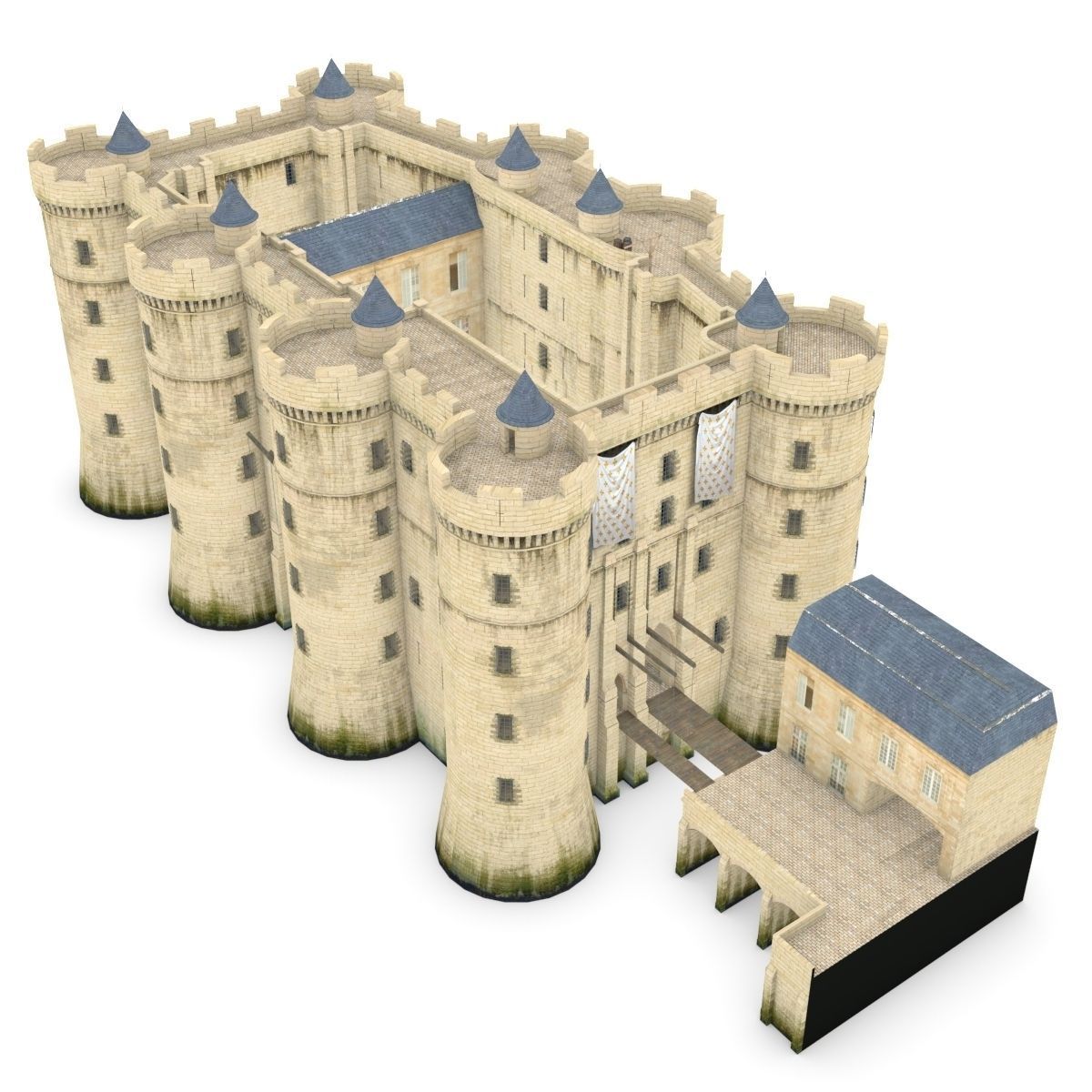 La Bastille 3D model_1
