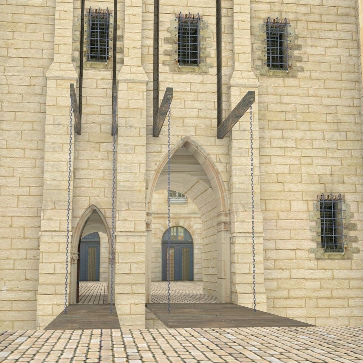La Bastille 3D model_6